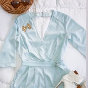 Baby Blue Romper